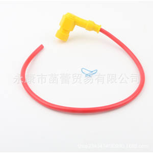 สายไฟจุดระเบิดแรงดันสูงสำหรับรถจักรยานยนต์ แกนทองแดงเคลือบดีบุกใส สายไฟหม้อแปลงแรงดันสูงสำหรับดัดแปลงรถจักรยานยนต์ - Product Image 5