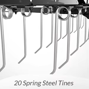 Aérateur de pelouse à remorquer, <span class=keywords><strong>scarificateur</strong></span> de gazon pour jardin et ferme - Product Image 3