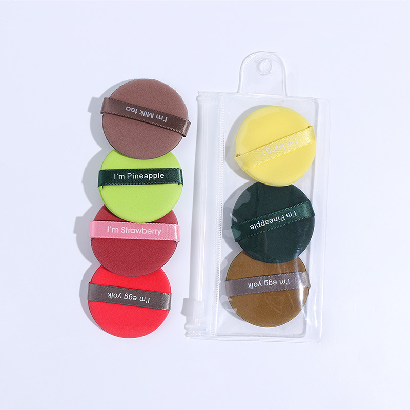 Sac à fermeture éclair (rond 3 pièces) couleur aléatoire