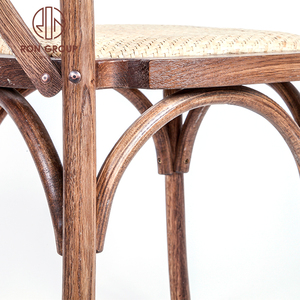 Produttore all'ingrosso banchetto evento festa di nozze <span class=keywords><strong>Crossback</strong></span> X sedia in legno massello impilabile rovere cross back sedie da pranzo in legno - Product Image 6