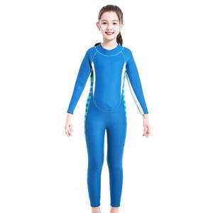 Traje DE BUCEO completo de goma de 3mm para niños Traje de baño de protección UV Traje de baño de playa Buceo libre - Product Image 3