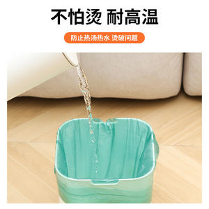 Bolsas de basura gruesas y extraresistentes con cordón para uso doméstico y de cocina, sin necesidad de rasgar, hechas con aceites esenciales y - Product Image 3