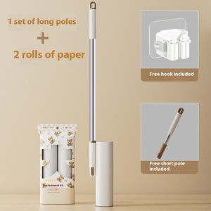 Dapeng co-mang nhãn hiệu của nhãn hiệu gấu bông giường bàn chải giấy <span class=keywords><strong>Lint</strong></span> con lăn & teasable tóc Remover cho mèo tóc làm sạch - Product Image 5