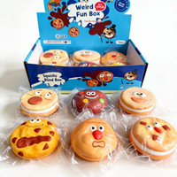Jouets Squishy en PU, biscuits simulés, jouet anti-stress à récupération lente, boîte surprise, outil créatif d'expression et de décompression, unisexe, pour jeunes