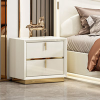 Ensemble de mobilier de chambre à coucher moderne de luxe OEM en gros, suite de chambre double king size avec rangement pour hôtel et maison