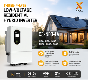 Invertisseur solaire photovoltaïque triphasé connecté au réseau <span class=keywords><strong>SolaX</strong></span> <span class=keywords><strong>X3</strong></span>-NE0-LV d'origine, 3 kW, 10 kW, 15 kW, sans transformateur, pour usage résidentiel - Product Image 1