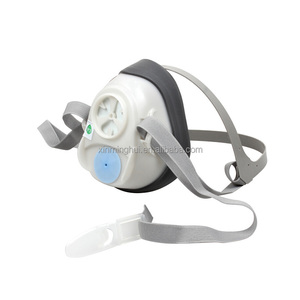 Vente en gros du modèle 1201 : Ensemble respirateur <span class=keywords><strong>demi</strong></span>-<span class=keywords><strong>masque</strong></span> TPE avec écran facial, <span class=keywords><strong>masque</strong></span> de protection <span class=keywords><strong>respiratoire</strong></span> réutilisable - Product Image 1
