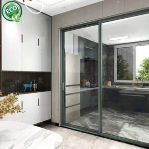 Système de portes coulissantes en aluminium isolées thermiquement et résistantes au vent pour usage résidentiel - Product Image 6