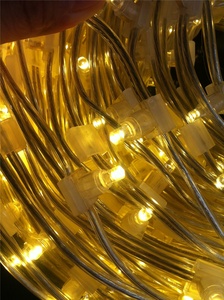 De alambre de PVC clip para Led Cadena de guirnalda de luz Led cadena de luces para boda fiesta de año nuevo de la decoración de la Navidad - Product Image 6