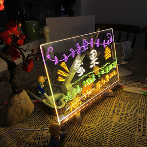 Schermo a LED lavagna in acrilico <span class=keywords><strong>per</strong></span> la pubblicità del mercato notturno <span class=keywords><strong>per</strong></span> la casa parco uso ospedaliero fatto in fabbrica ricarica - Product Image 3