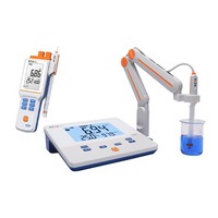 Aisaisi Rex PH-25-3C-3E-2F pH-mètre de bureau portable pour laboratoire, testeur d'acidité et de base avec précision de 0,01/0,001 pH
