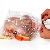 Sac de cuisson en plastique PET transparent personnalisé imprimé pour dinde, emballage alimentaire, sacs de cuisson transparents en plastique – Offre Spéciale
