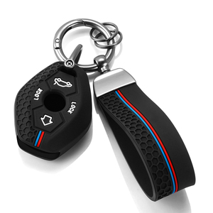 Étui de protection en silicone pour clé de voiture <span class=keywords><strong>BMW</strong></span> <span class=keywords><strong>E46</strong></span> E39 E38 E63 E60 X5 E53 X3 F83 Z3 Z4 M5 330i 325i Séries 3 5 7 Accessoires Housse de clé - Product Image 5