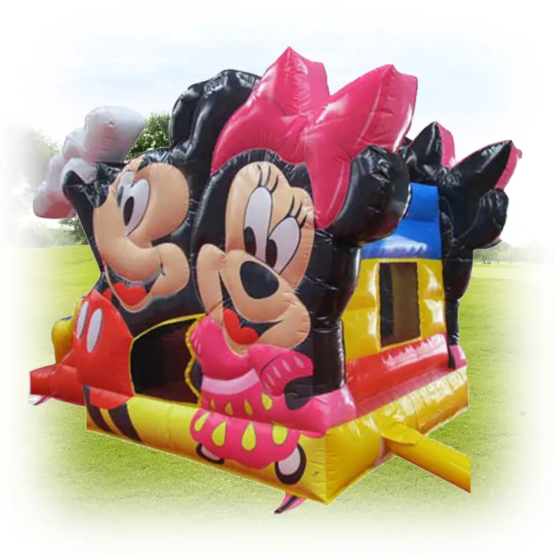 Bouncer inflável para mouse minnie, jumper para mouse Mickey