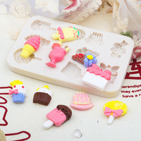 Moule en silicone de qualité alimentaire pour mini-desserts, sucettes et fondant, antiadhésif, pour la décoration de gâteaux et les loisirs créatifs
