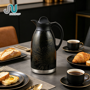 กระติกน้ำสุญญากาศสแตนเลสขนาด 1.0 ลิตร-3.0 ลิตร พร้อมฝา PP คุณภาพสูง ผนังสองชั้น เก็บอุณหภูมิ สำหรับใช้ในบ้านและสำนักงาน ปลอดสาร BPA - Product Image 1