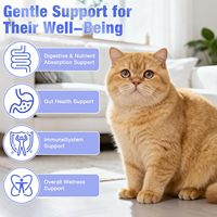 Gouttes Probiotiques OEM&ODM pour Chats et Chiens : Soutien Immunitaire, Enzymes Digestives, Absorption Rapide, Apaise les Troubles Abdominaux, Aide Contre la Diarrhée