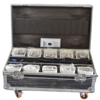 10 pièces sans fil alimenté par batterie 6x18W RGBAW UV 6in1 LED Uplight avec étui de Charge pour barre de fête de mariage