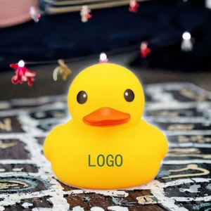 Oem/Odm Factory Sales Cute Plastic Rubber Duck Funny Expressions Sound Water <b>Bath</b> Toy for 5 to 7 Years - Product Image 3