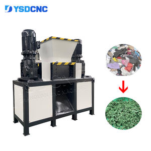 Panos De Tecido De Resíduos Pequena Sucata Triturador De Resíduos Sólidos Garrafa De Plástico Dois Shaft Mini Shredder Machine Preço - Product Image 4