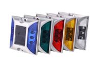 Nouveaux clous réfléchissants routiers en aluminium à luminosité accrue, réflecteurs haute intensité, visibilité >1000m, IP68