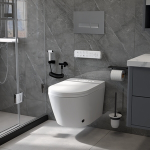 Bac à litière automatique pour <span class=keywords><strong>chat</strong></span> autonettoyant extra large toilette en céramique standard d'une seule pièce bidet électrique commode murale toilette intelligente - Product Image 5