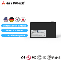 Batterie lithium-ion de qualité supérieure AS18650 11,1 V 10 Ah pour maison intelligente