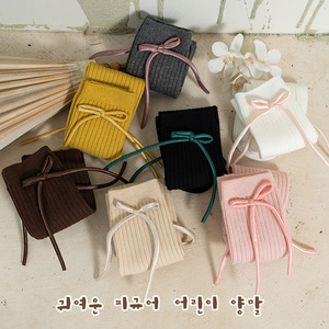 Nuevos calcetines <span class=keywords><strong>de</strong></span> tripulación sexy <span class=keywords><strong>de</strong></span> alta tripulación para niñas <span class=keywords><strong>de</strong></span> estilo chino Medias altas para niños con lazo <span class=keywords><strong>de</strong></span> color sólido vintage - Product Image 4