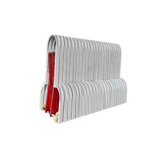 In acciaio inox portone manuale retrattile arco pieghevole recinzione barriera di traffico per la scuola autostrada traffico telescopico - Product Image 5