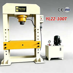 Prensa Hidráulica Tipo H YL22-100T de Fabricantes Chinos con Motor PLC y Rodamientos para Herramientas de Reparación Automotriz - Larga Vida Útil - Product Image 1
