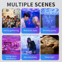5V 3 en 1 Machine sonore télécommande veilleuse lampe Laser projecteur musique ciel étoilé veilleuse avec haut-parleur à dents bleues
