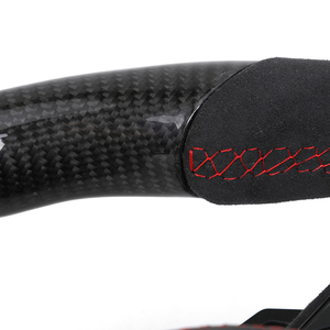 <span class=keywords><strong>Volant</strong></span> en cuir semi-synthétique avec bouton de démarrage <span class=keywords><strong>S</strong></span> <span class=keywords><strong>Line</strong></span> en fibre de carbone pour Audi <span class=keywords><strong>A3</strong></span> A4 A5 A7 A6 C8 C7 S3 S4 B8 B9 RS3 RS5 RS6 RS7 Q8 - Product Image 3