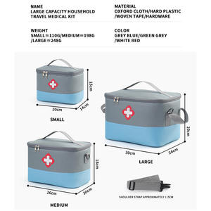 Sac de <span class=keywords><strong>pharmacie</strong></span> de voyage <span class=keywords><strong>pour</strong></span> aventuriers, sac d'urgence à domicile, sac de premiers soins vide, imperméable - Product Image 2