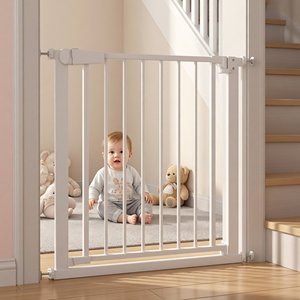 Barrière de sécurité rétractable pour bébé en métal Barrière pour animaux de compagnie pour enfants de haute qualité Durable utilisant diverses portes de sécurité rétractables pour bébé - Product Image 2