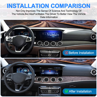 Navihua Nouveauté Autoradio Android à double écran 24,6'' GPS DSP Multimédia Carplay pour Mercedes-Benz E S G CLS NTG5.5