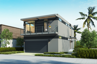 Maisons modulaires préfabriquées écologiques