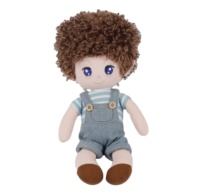 Poupée en peluche douce personnalisée poupée de chiffon garçon jouet pour bébé enfants