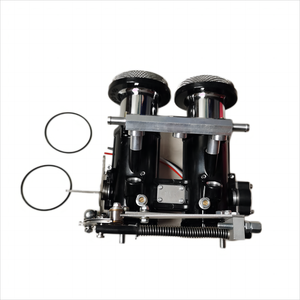 Fajs Enkele 40/42/45/48/50/55Mm Dcoe Gashendel Kit Zilver En Zwart, 6 Maten Om Uit Te Kiezen Vervangen De Dcoe Carb Naar Efi - Product Image 1