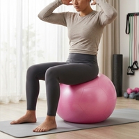 Ballon de yoga antidéflagrant MJD-WG147-65 de haute qualité en PVC épais, équipement d'exercice anti-pression pour studio de Pilates