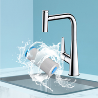 Filtre de douche universel à haut rendement en ABS écologique, finition chromée, fixation murale, accessoires de robinetterie de salle de bain