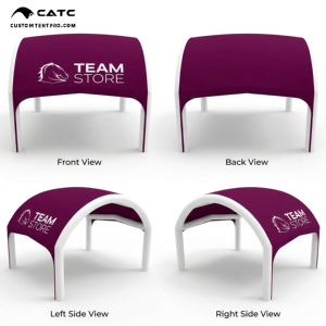 Tente <span class=keywords><strong>gonflable</strong></span> personnalisée CATC avec logo, toile Oxford 400D imperméable, <span class=keywords><strong>auvent</strong></span> publicitaire, promotion sportive, stand d'exposition - Product Image 5
