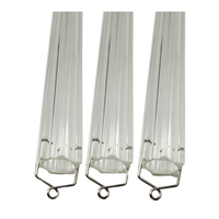 Tubes décoratifs en verre cristal éco-responsables en gros, pièces en forme de tube creux, avec couleur et taille personnalisables pour l'éclairage des lustres