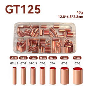 Conectores de tubo de cobre sin oxígeno GT1-6mm (250 piezas) con tubo termorretráctil y kit de herramientas de crimpado - para cableado eléctrico - Product Image 6