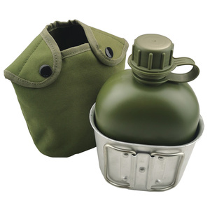 fashion Safe Green outdoor polyester <b>Water</b> Bottle Outdoor Camping Drinking <b>Water</b> Bottle sport kettle with <b>pouch</b> - Product Image 6