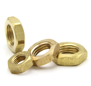 1 dado in ottone a dado sottile esagonale "1/<span class=keywords><strong>2</strong></span>" - Product Image 2