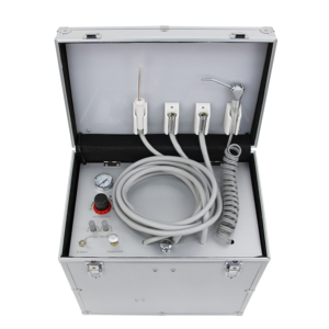 <span class=keywords><strong>Unit</strong></span>à portatile dentale 402A Mobile portatile della scatola di trattamento dentaria della clinica <span class=keywords><strong>unit</strong></span>à della turbina con l'attrezzatura di odontoiatria del compressore d'aria - Product Image 2