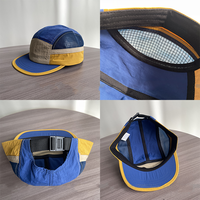 Casquette de baseball en maille souple non structurée avec côtés en tissu, réglable, personnalisable et brodée, pour le sport et les loisirs, vente en gros