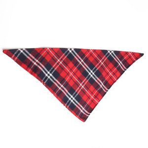 Double Layer <strong>Plaid</strong> Dog <strong>Bandana</strong> Print Pet Cat Dog Scarf <strong>Bandana</strong> - Product Image 5