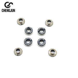 Açık kumaşlar için ağır PVC vinil Grommet su geçirmez kuşgözü perdeler çanta ayakkabı giysiler için <span class=keywords><strong>Metal</strong></span> demir alüminyum - Product Image 5