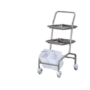 <b>Elderly</b> <b>Mobile</b> Therapy Cart Stainless Steel Hospital Trolley for Therapeutic Settings - Product Image 1